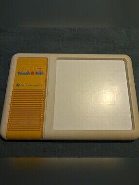 Texas Instruments Touch & Tell Learning Electronic Toy Vintage 1989 Works STEM